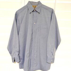 Roundtree & Yorke Gold Label Pinpoint Cotton Dress Shirt